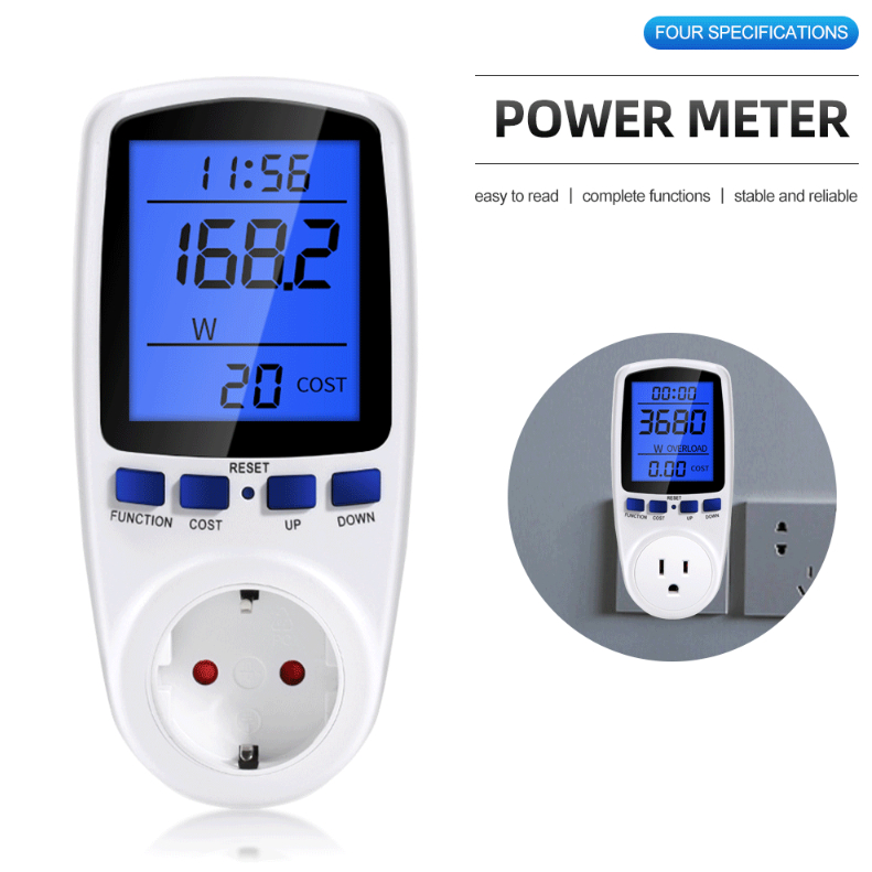 Pengukur Listrik Kwh Digital Power Meter Volt Ampere Watt Meter / Watt Meter / Watt Meter Ac