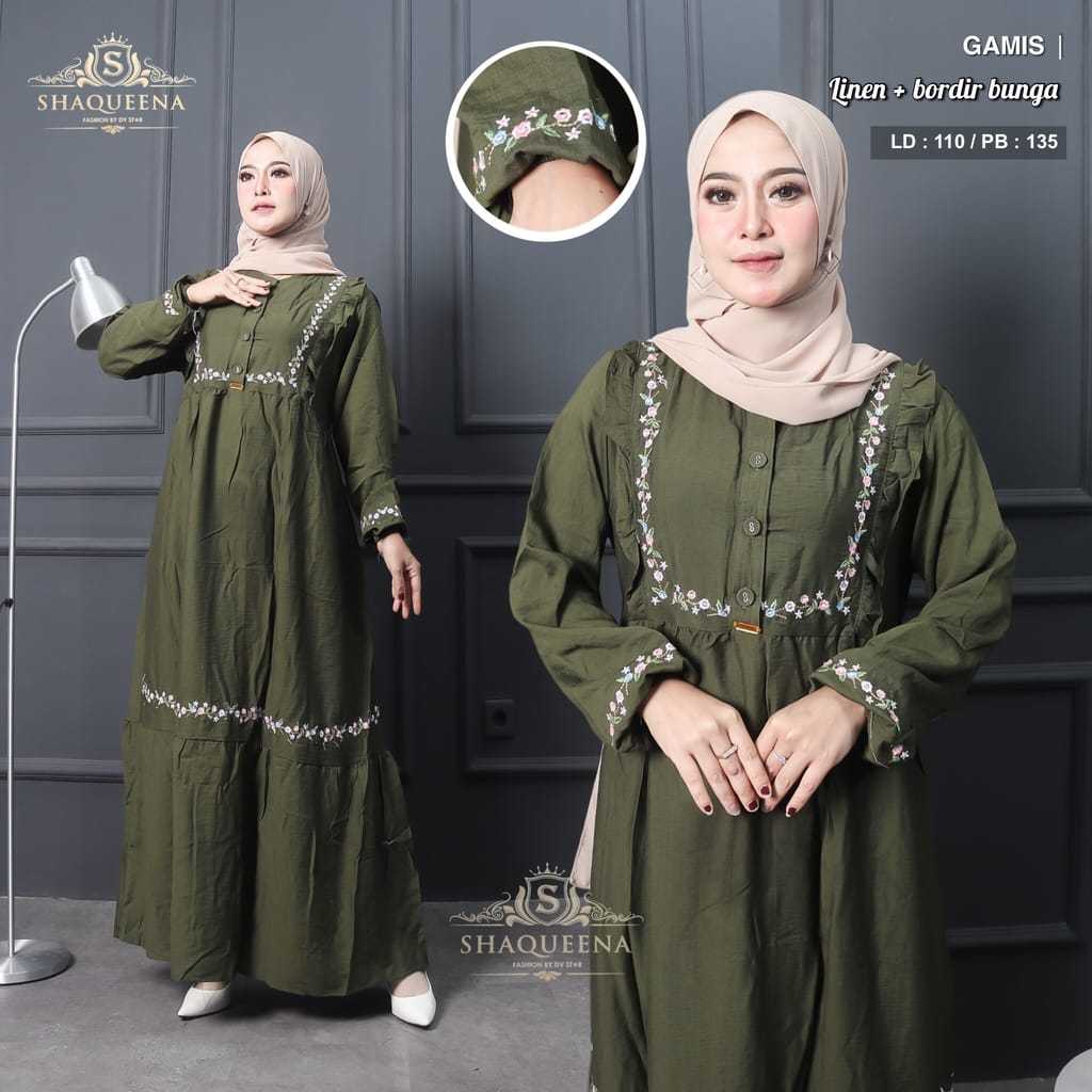 Gamis bordir 003 syahira