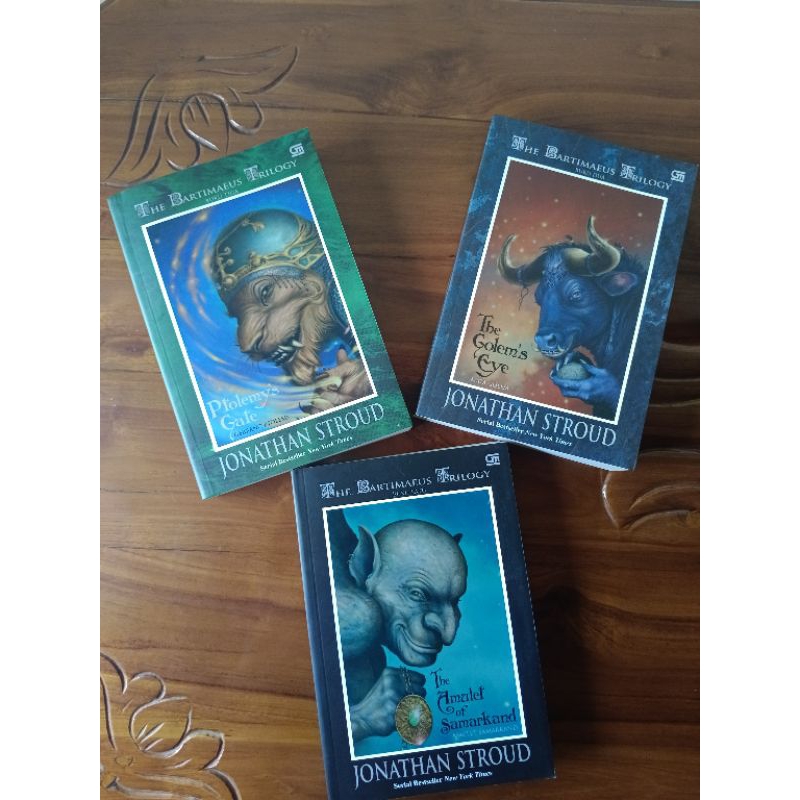Box Set the Bartimaeus trilogi Jonathan Stroud preloved ori