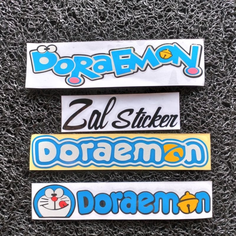 

sticker Doraemon sticker tulisan Doraemon cutting sticker