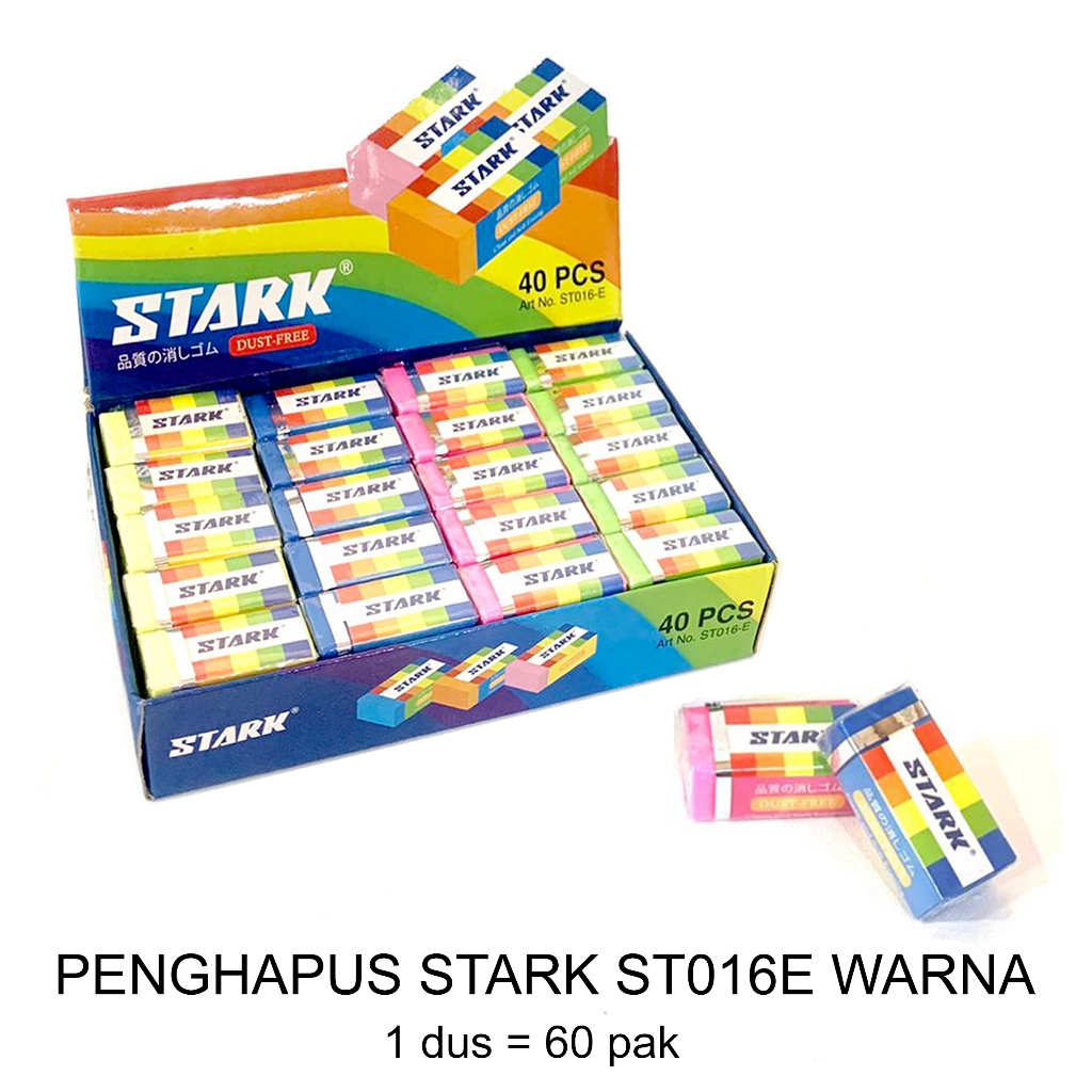 

Stark Penghapus Pensil ST-016E Warna