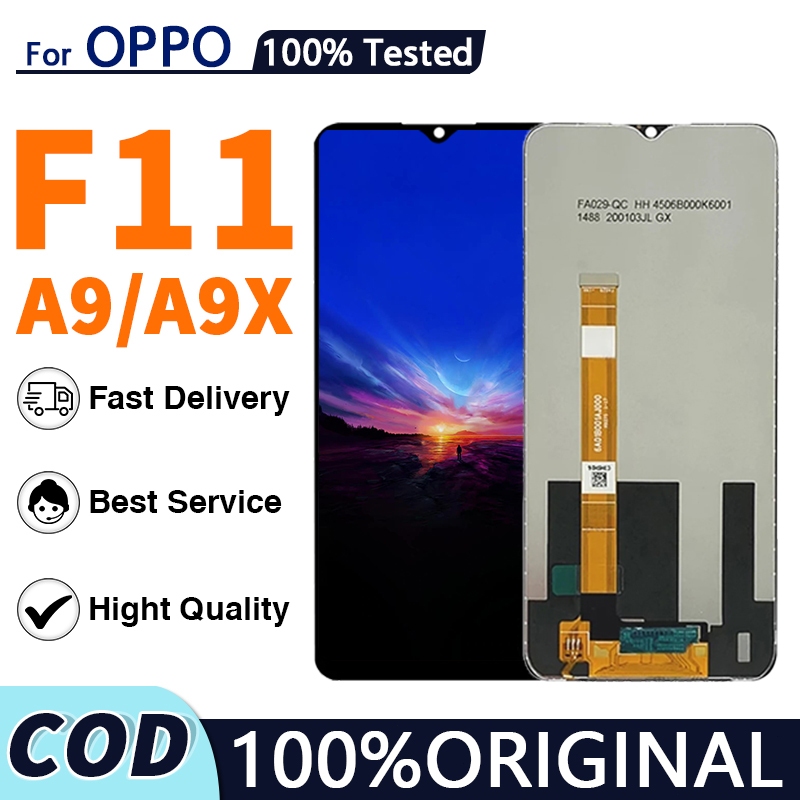 【ORIGINAL】LCD for Oppo F11 A9 A9X  ORIGINAL 100% FULLSET TOUCHSCREEN / ORIGINAL HD FULL SET