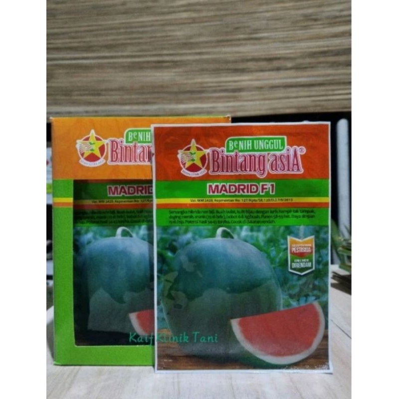 BINIH / BIBIT SEMANGKA MADRID F1 20g BINTANG ASIA