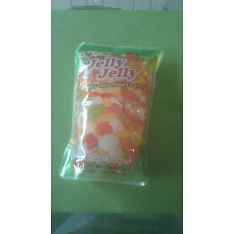 

Jelly Rasa Nata De Coco Motif bulat warna warni 500g