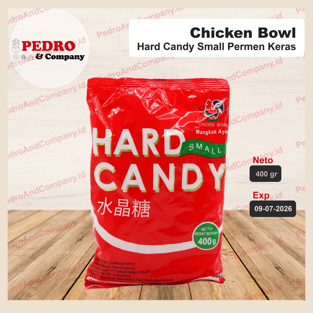 

Gula batu Hard Candy SMALL 400 gram permen keras