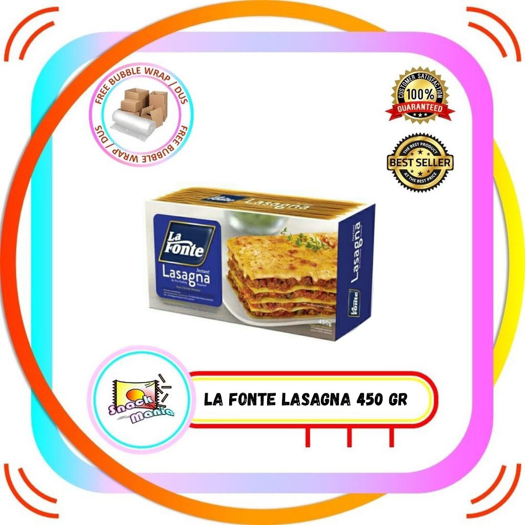 

La Fonte LaFonte Instant Lasagna Pasta 450 Gr