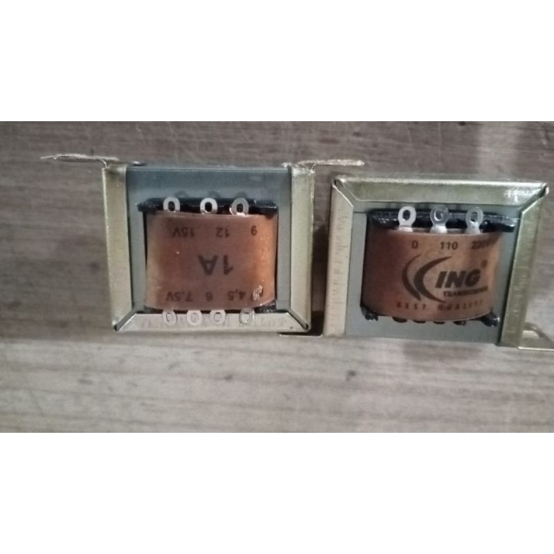 trafo 1 ampere 0 non CT 1a king barang sesuai foto