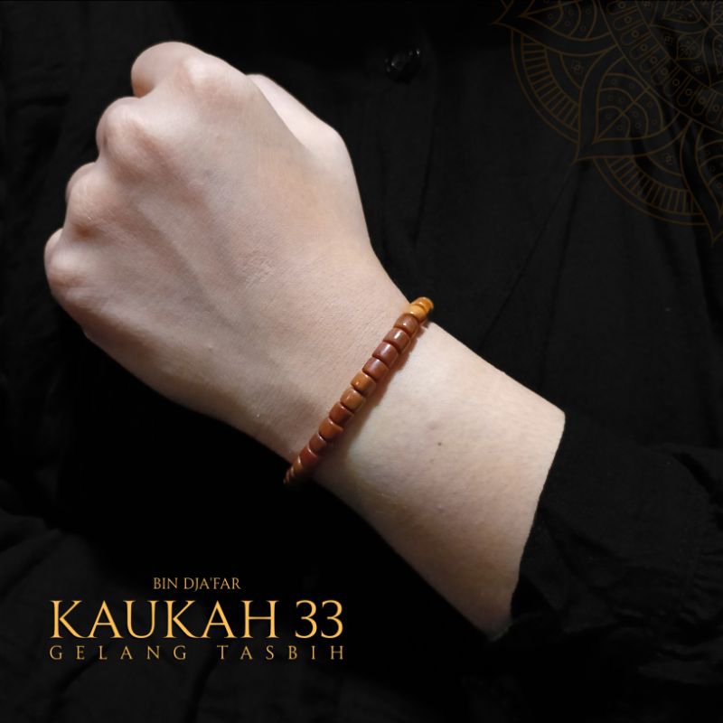 BinDja'far - Gelang Tasbih 33 Pria Wanita Dewasa Kokka Original Bergaransi - Gelang Tali Koka Kokah 