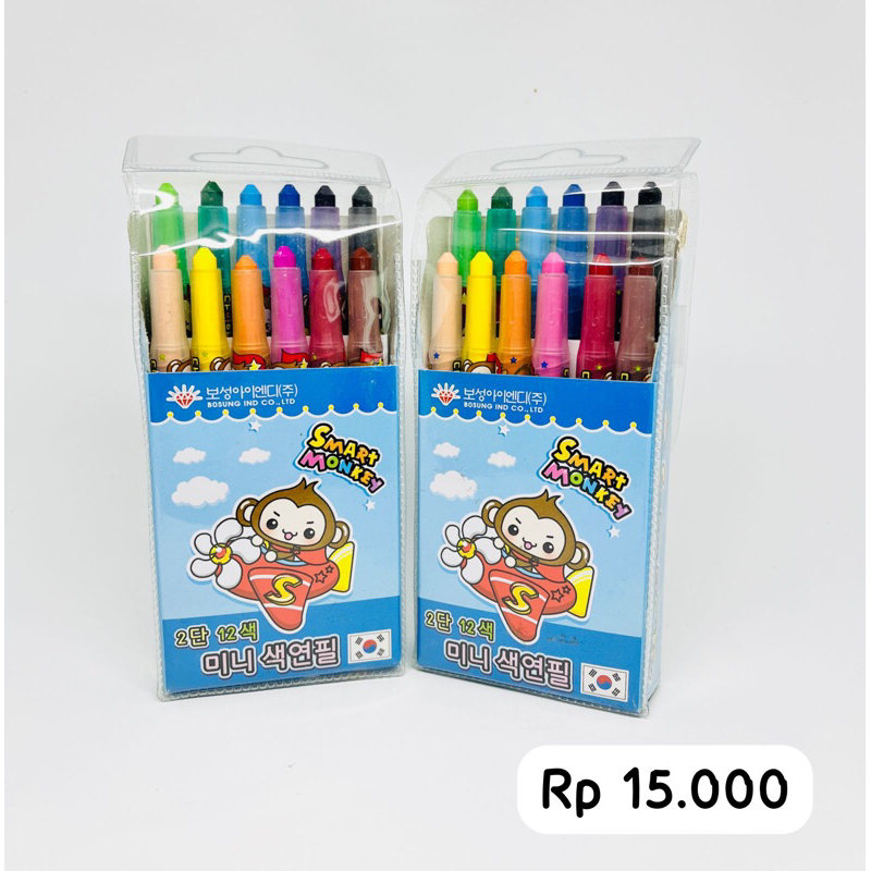 

Mini twist-up crayon 12 warna