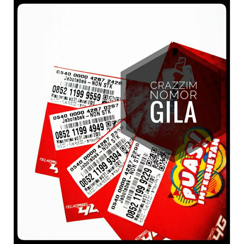 Nomor Cantik Telkomsel As Simpati. No Cantik Super