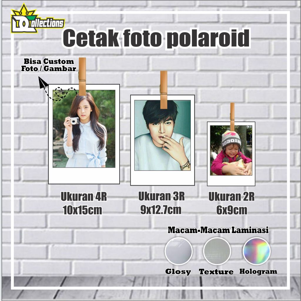 Cetak Foto Palaroid 2R 3R 4R (Bisa Pesen Satuan)