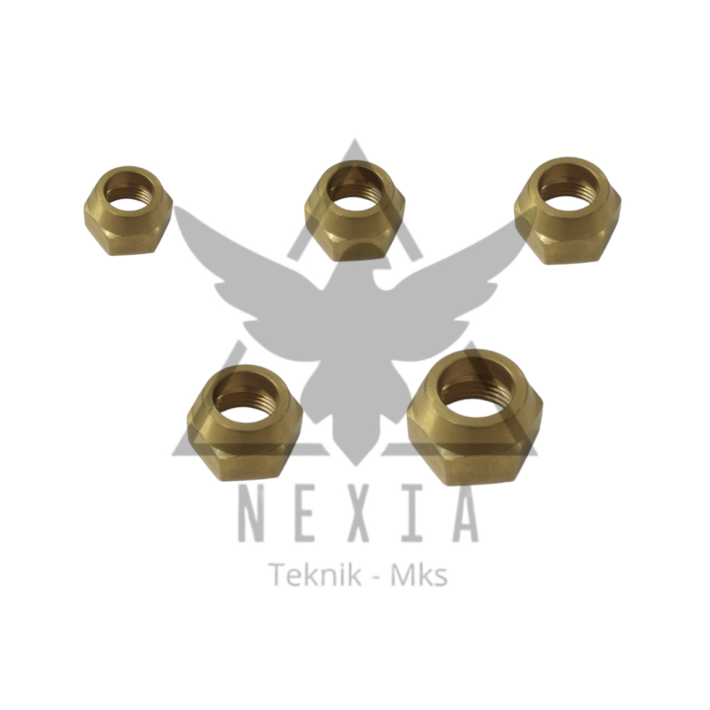 Nut 1/4 Nut 1/2 Nut 3/8 Nut 5/8 Nut 3/4 Nut AC nepple AC