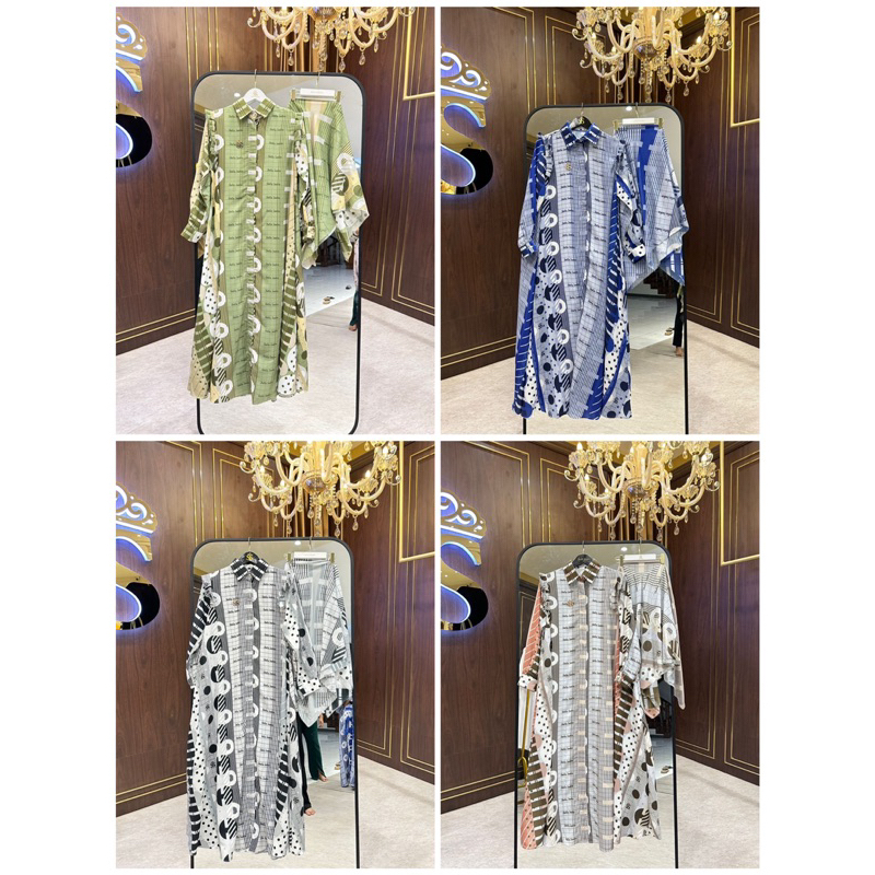 dress gamis set hijab SS ori by SHELLASAUKIA