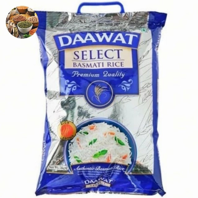 

Beras Daawat Basmati Select Biru 5kg