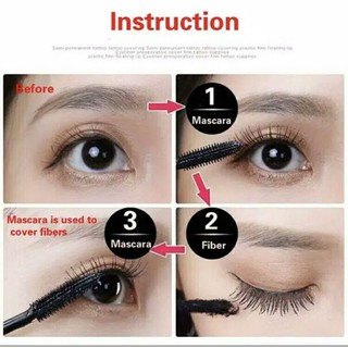 dnm mascara waterproof silk fiber