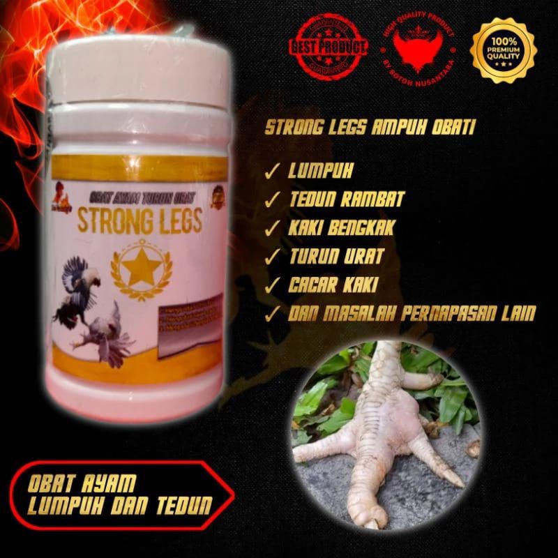 STRONG LEGS obat kaki ayam LUMPUH TEDUN TURUN URAT KAKI BENGKAK