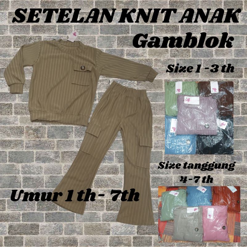 SETELAN KNIT ANAK