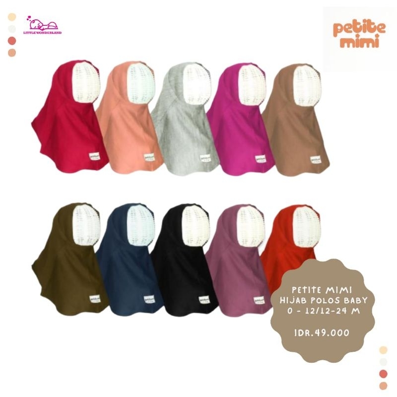Petite Mimi - Hijab Polos Baby