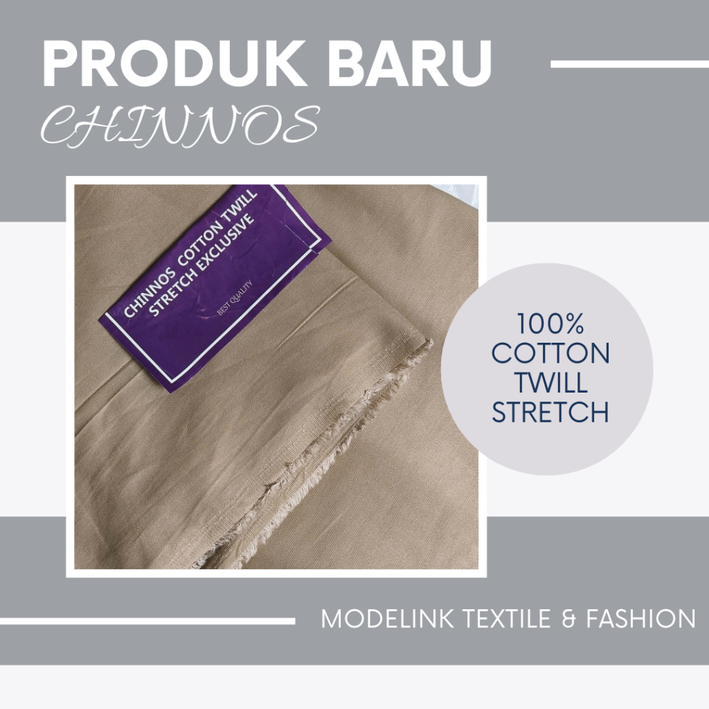 KAIN CHINNOS COTTON TWILL STRETCH MODELINK TEXTILE