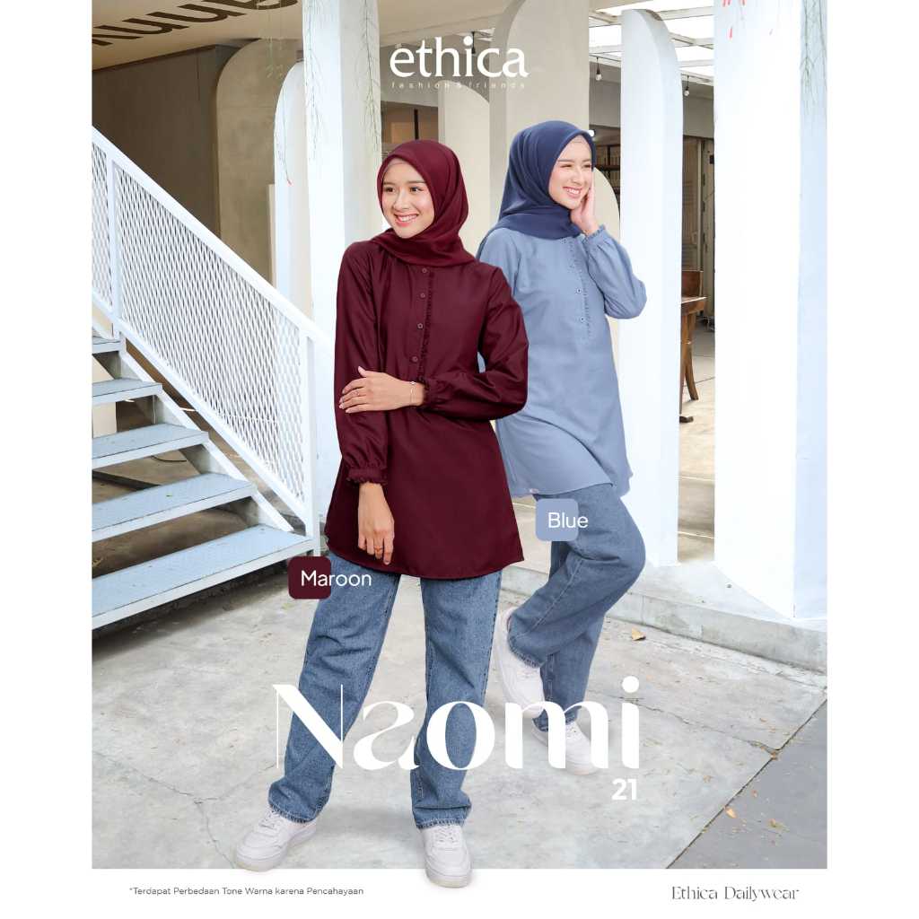Naomi 21 Tunik Ethica/Naomi 21 Maroon