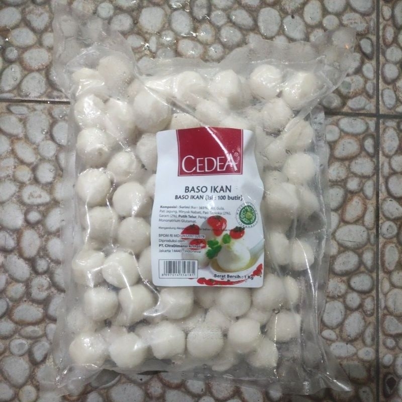

CEDEA BAKSO IKAN ISI 100BUTIR (1KG)