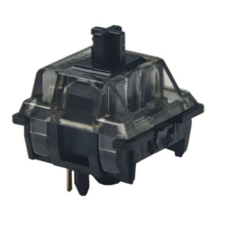 Lubed Jwick / JWK Ultimate Black Smokey Linear Mechanical Switch with Krytox 205g0 + gpl105 oil