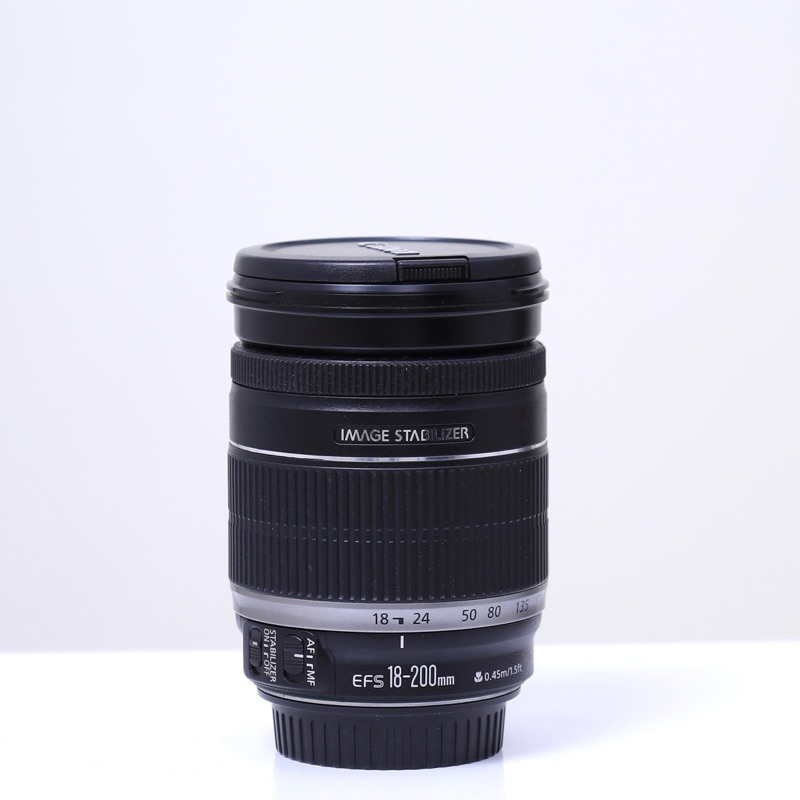 Lensa Canon 18-200mm IS / Lensa kamera DSLR Sapujagat Tele Second Bekas