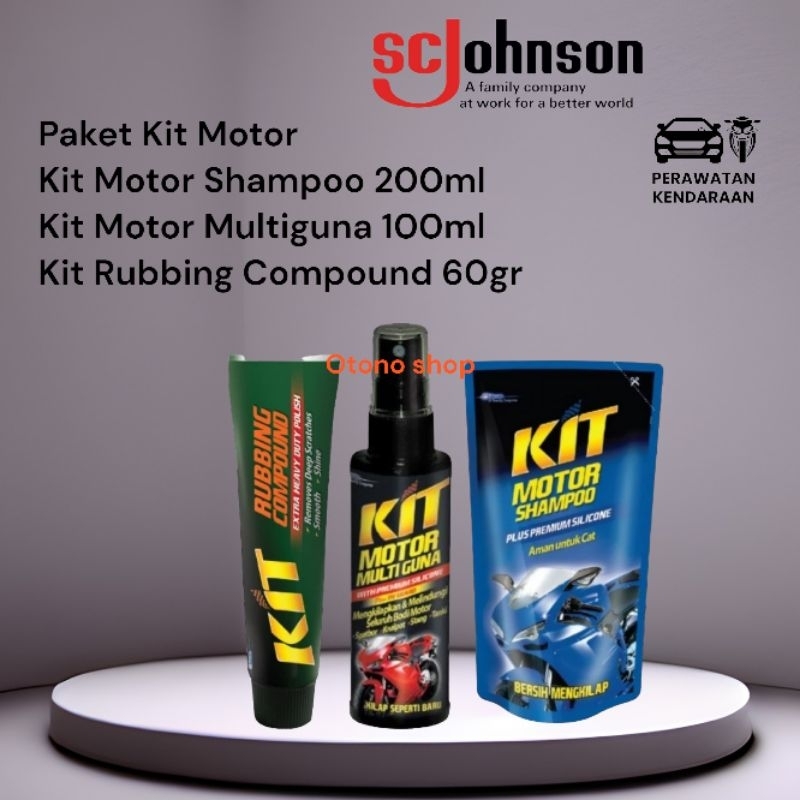 Kit Motor Shampoo,Kit Paket,Kit Motor Shampoo,Kit Motor MultiGuna,Kit Rubbing Compound