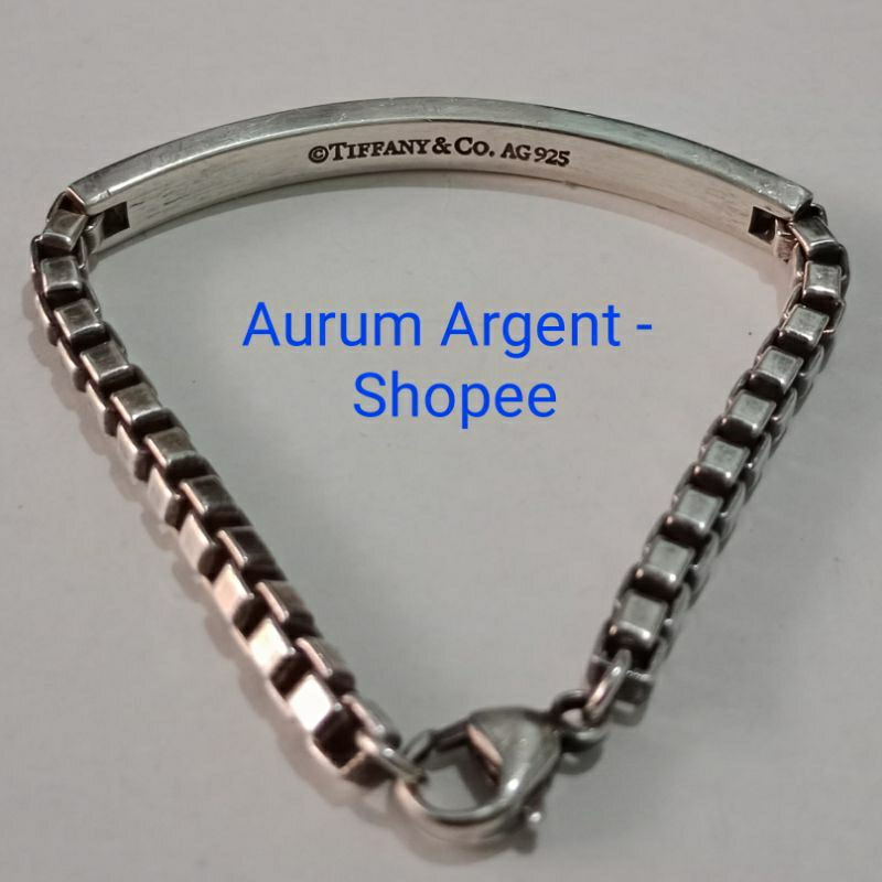 PESANAN S'MOIL - CARR C.GL.40-- 1 PC GELANG PERAK ASLI TIFFANY & CO. AG 925. -- SILVER BRACELET --
