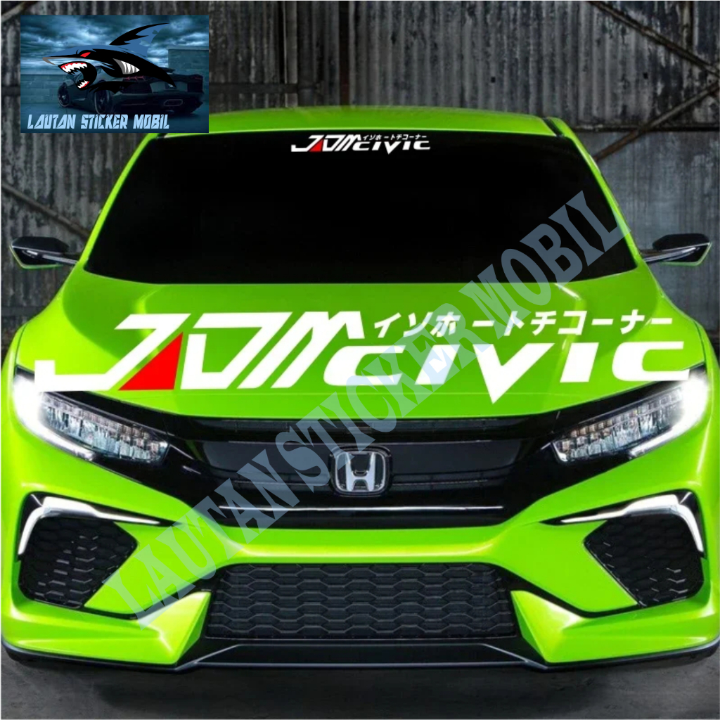 stiker jdm japan keren sticker stiker kaca depan mobil kaca belakang