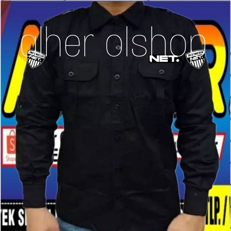 Kemeja net tv baju net TV pdh net TV Pdl net TV baju kerja net seragam kerja net TV kemeja kerja net