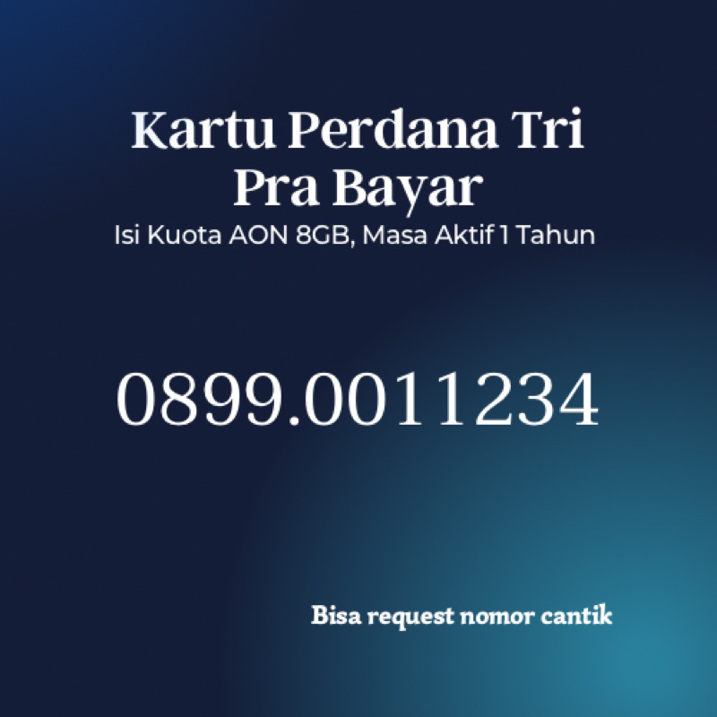 Nomor Cantik TRI 141121.3