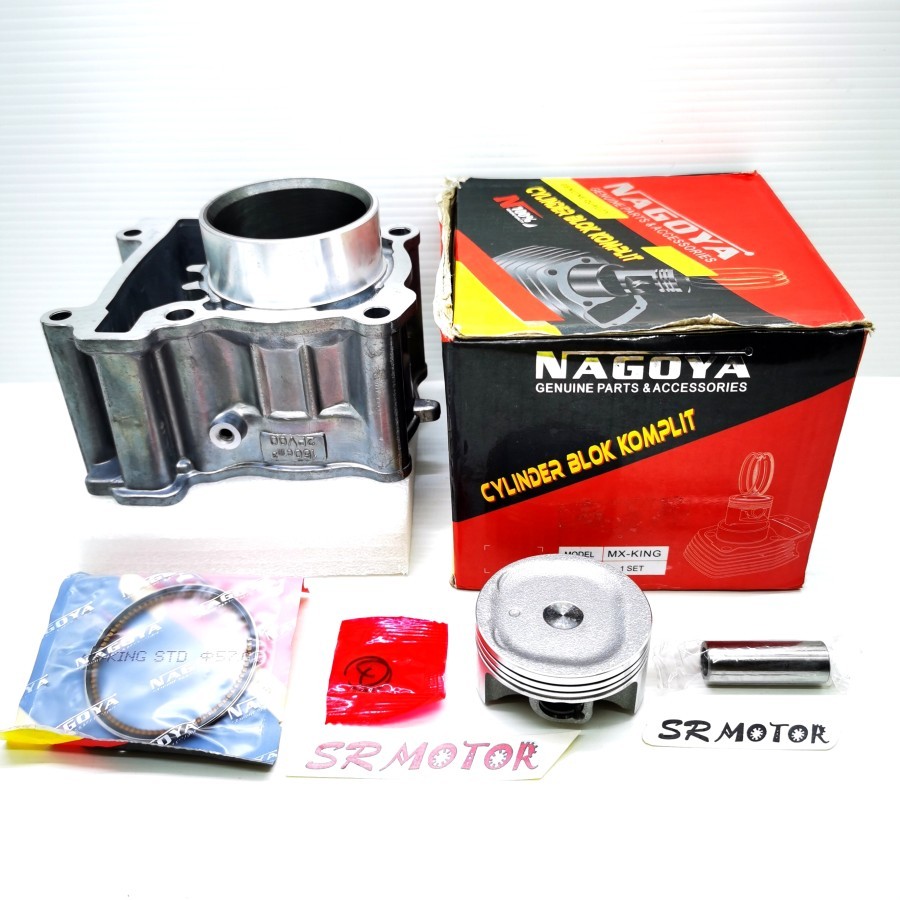 boring blok block seher plus piston kit komplit mx king 150 nagoya 2PV
