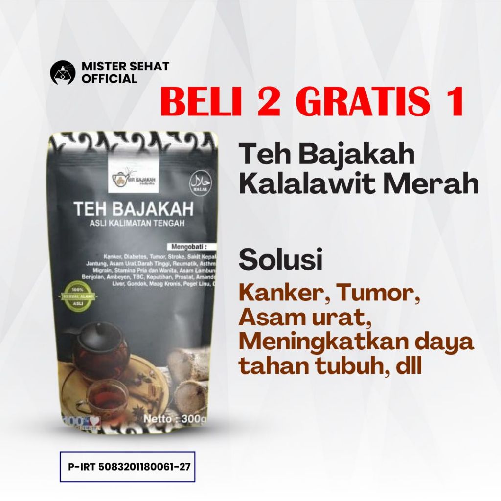 

Mr Sehat Official Teh Bajakah Kalimantan Obat Herbal Kanker Kangker Asam Urat Diabetes darah Tinggi Ambeyen Ambeien Asam Lambung Maag Mah Maagh Kronis Penambah Daya Tahan Tubuh