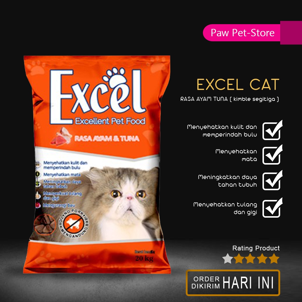 Excel 500gr Chicken Tuna - Makanan Kucing