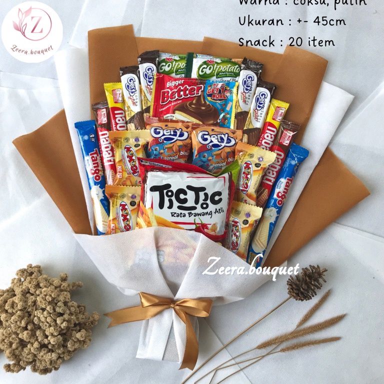 

(ORIGINAL) (B4) Buket snack/bouquet snack/bucket snack [INCLUDE: Greeting card+packing]