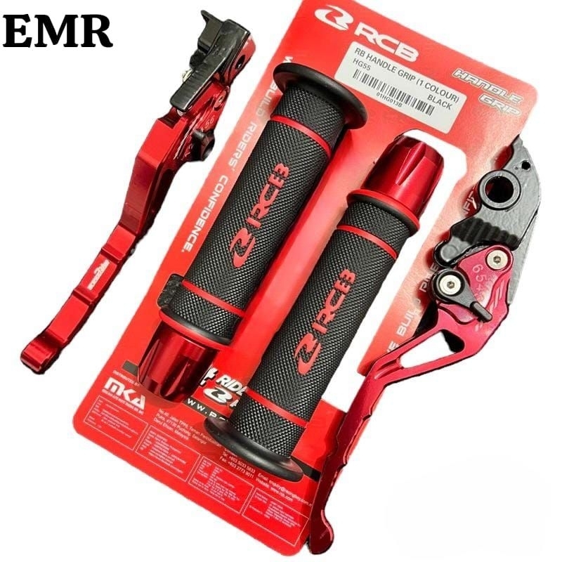 RCB original handgrip RCB HG55 plus handle rem cnc plus jalu stang cnc universal motor nmax motor va