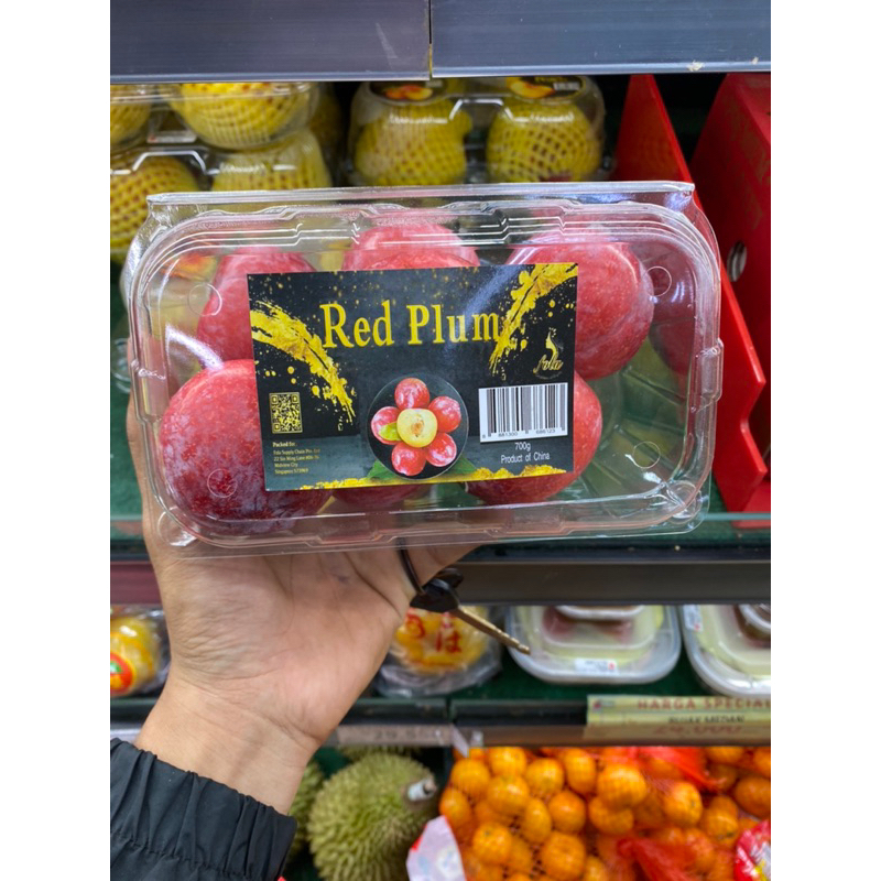 

Plum red fresh pack | promo Buah plum merah| super red plum pack 700gr
