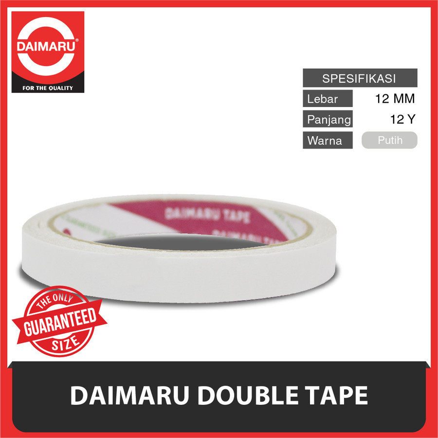 

Daimaru Double Tape 12 mm x 12 Yard