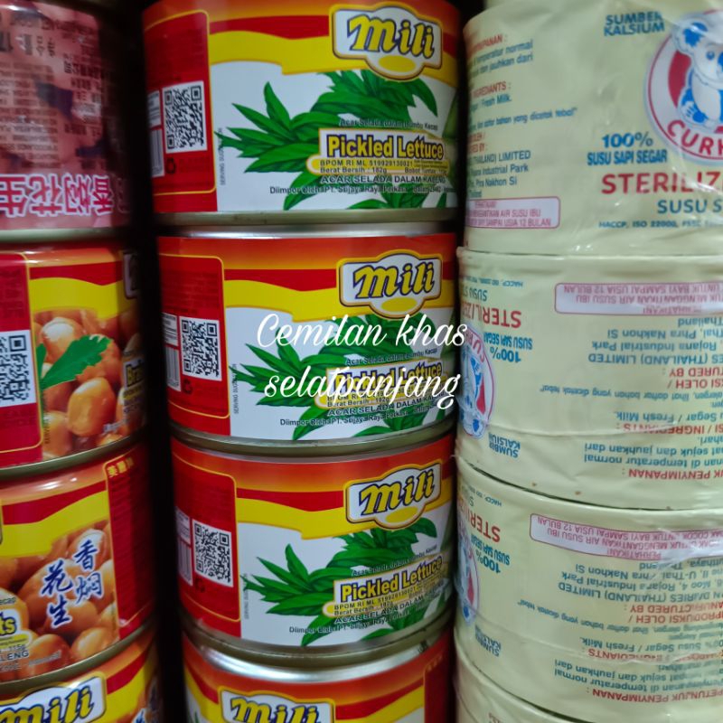 

Mili sayuran Pickled lettuce 182g