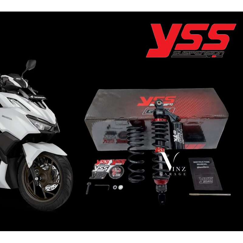 Shock YSS Vario 160 YSS GT-X Black Matte // Shockbreaker YSS GT X Series Vario 160