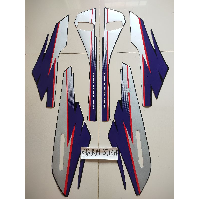 striping stiker gl max 1994 94 hitam ungu