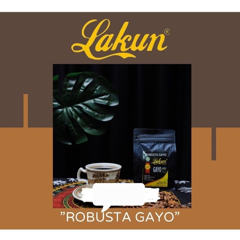 

LAKUN KOPI. Kopi robusta asli tanah gayo. 250gr. 100% kopi murni