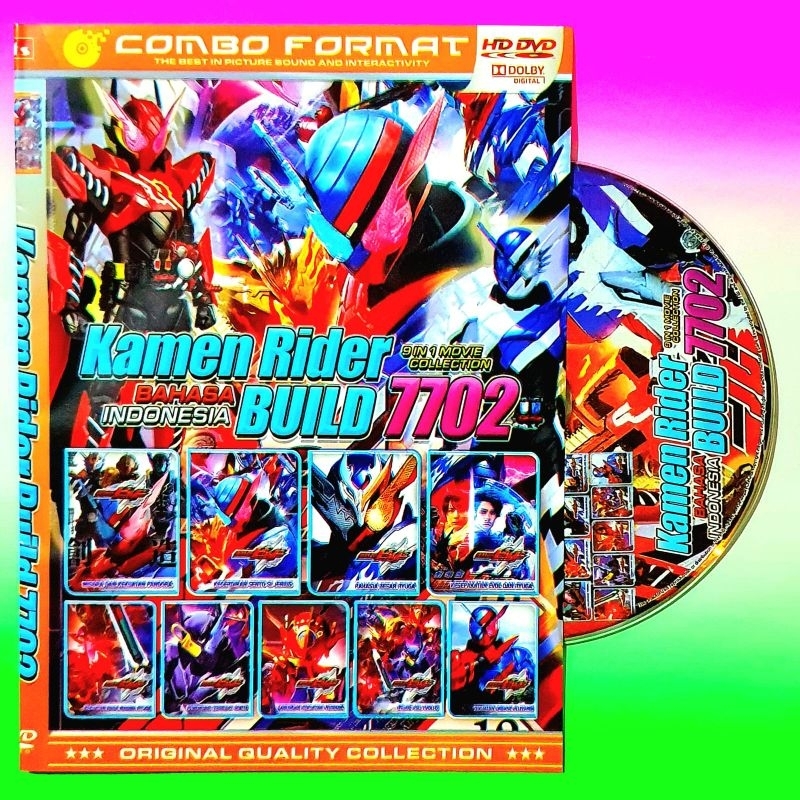 KASET DVD KAMEN RIDER DUBBING BAHASA INDONESIA-KASET DVD MASKED RIDER
