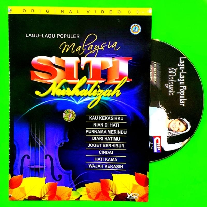 KASET ORIGINAL VCD KARAOKE SITI NURHALIZA-VOCAL BISA ON OF-KASET SITI NURHALIZA-KASET DVD LAGU SITI 