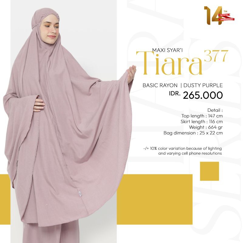 Mukena Tatuis Jumbo Tiara 377 Best Seller
