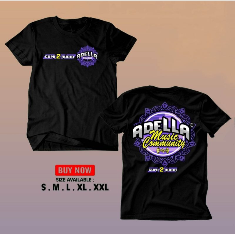 Kaos Adella kaos musik audio cumi cumi audio adella