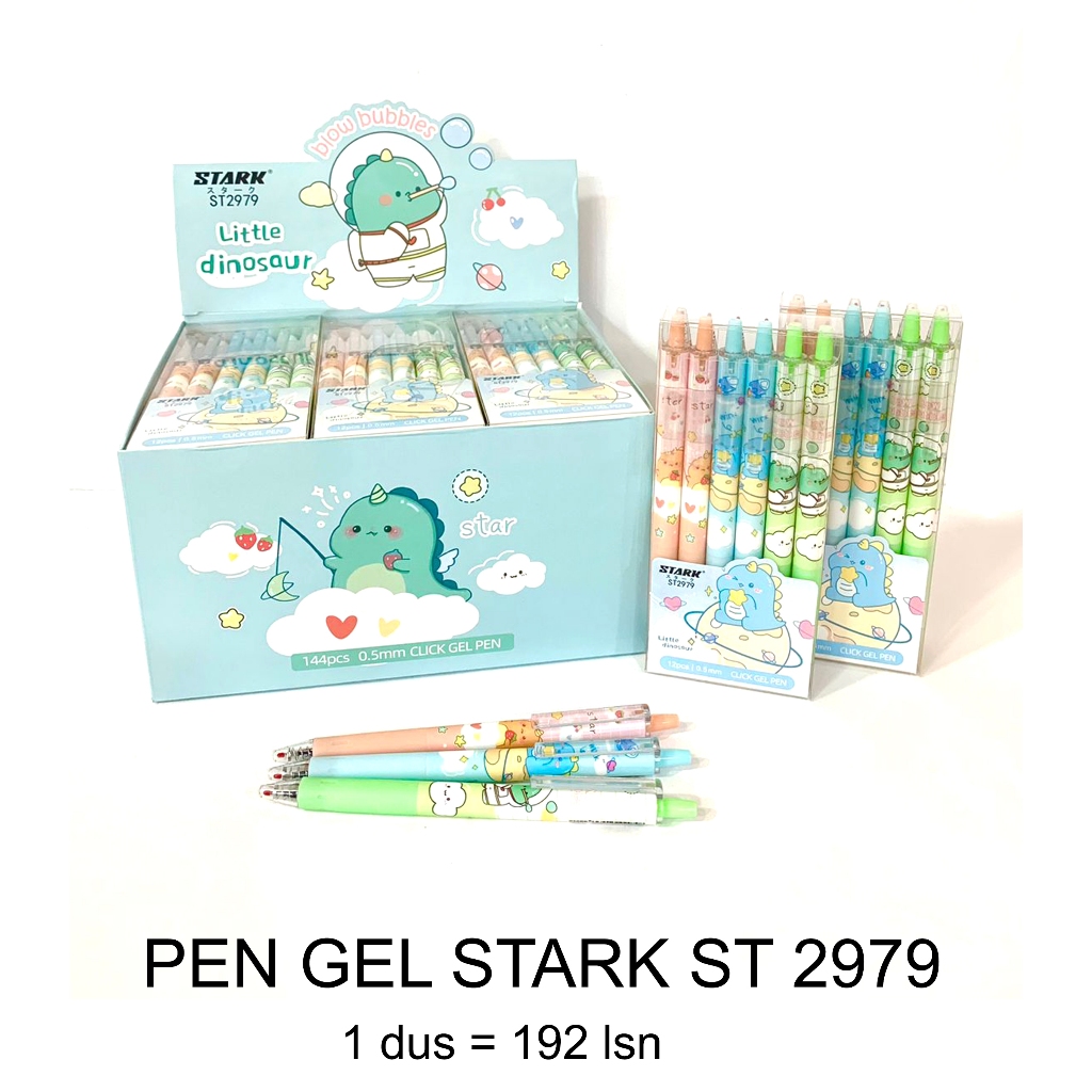 

Stark Pulpen Pen Gel Alat Tulis Kantor ST-2979 (12 Pcs)