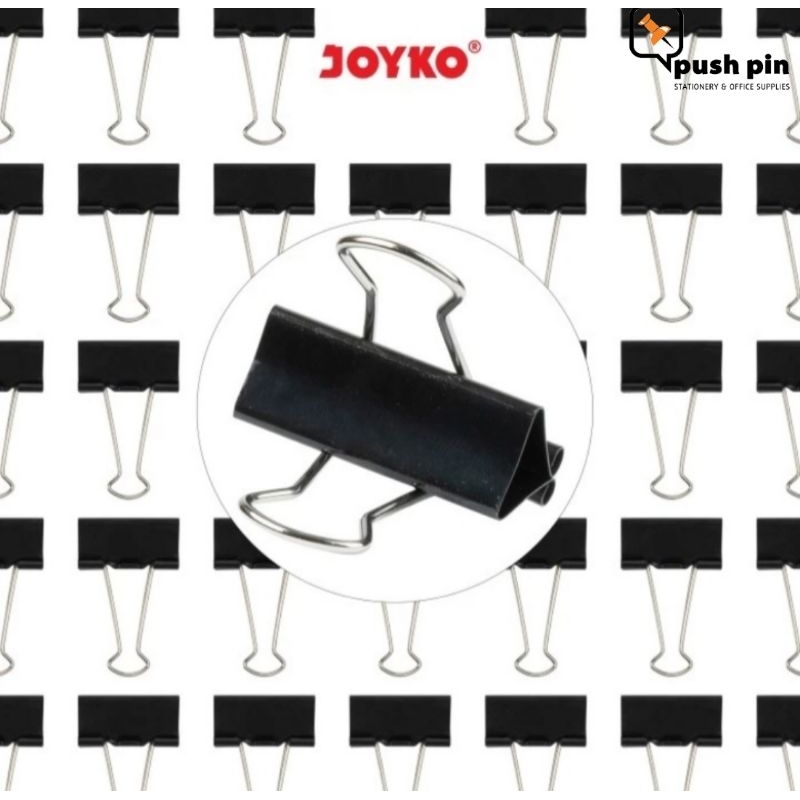 

Joyko Binder Clip Klip Penjepit Kertas Black