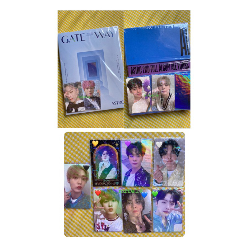 astro 5th gen album astro all yours photocard moonbin sanha rocky eunwoo